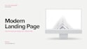 create a modern responsive landing page with tailwind CSS