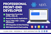 build responsive, and SEO optimized frontend websites using react and nextjs