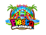 create high quality and beautiful bounce house logo design