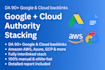 build contextual google or cloud stacking backlinks for higher rankings