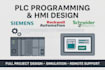 design and program a plc including hmi UI