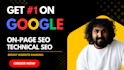 rank your website through on page SEO and technical optimization