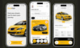 build custom taxi app, car rental and ride hailing app ui ux for android ios