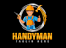 make tradesman mascot logo design with express delivery