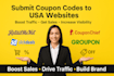 do coupon code submission on high traffic US deal sites