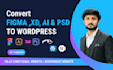 convert figma to wordpress website or figma to elementor