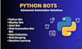 build python bot, monitor bot, autobuy bot, alert bot, and web automation bot