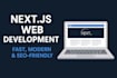 build modern, SEO optimized, responsive website with nextjs and react js