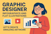 design engaging infographics with images and animations using different tools ai