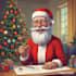 draw christmas cartoon caricature