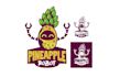 design pineapple robot bar maui logo