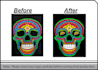 make t shirt design  duplicate logo, similar copy vector