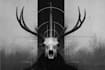 create dark art, black white art work, death metal artwork