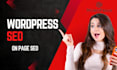 do wordpress on page SEO optimization