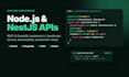 build a secure node js backend and rest API with nestjs and postgresql