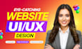 do custom website, website ui ux design, figma website design
