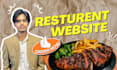 design resturent website food delivery website cafe website food