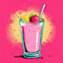 create vibrant food pop art illustrations