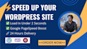 speed up wordpress and fix core web vitals