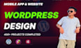 design, develop wordpress website design, figma to wordpress website