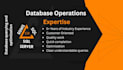 fix microsoft sql server bugs, write queries and set up databases