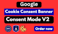 setup cookie consent banner, cookie consent v2, google consent mode v2, ga4