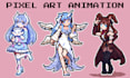 draw pixel art, sprite, pixel art illustration, pixel art animation
