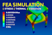 do stress, thermal, and vibration analysis using fea