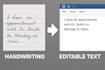accurately digitize handwritten documents into editable text