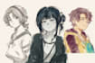 draw aesthetic character, retro anime, line art