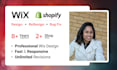 build responsive wix or shopify website