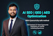 do advanced ai SEO GEO aeo optimization with cybersecurity safe method