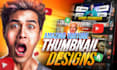 design custom clickbait and attractive thumbnail