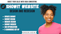update and redesign showit, customize showit template, design showit website