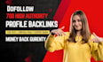 build high authority SEO backlinks with white hat link building