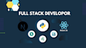 develop full stack web apps using fastapi, django, flask and react js next js