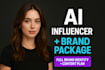 create a complete ai influencer brand, persona and content