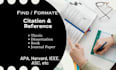 find and format references in apa, mla, etc