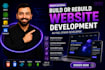 build or rebuild ai website development , full stack developer , website design