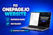 fix onepage io website, onepage io issues, onepage io bugs, redesign onepage io
