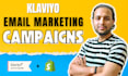 create klaviyo email campaigns for shopify