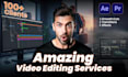 do a video editing