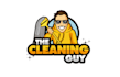 design cleaning guy house logo