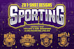 create vintage sporting gorilla logo