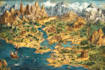 fantasy map design map illustration fantasy map