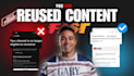 fix reused content and monetization issue on youtube