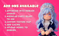 create custom 3d roblox ugc model, accessory, property