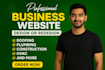 design hvac, roofing, plumbing, construction, cleaning, and contractor websites