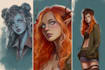 draw your character full body or portrait