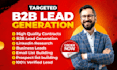do b2b lead generation, linkedin leads, and targeted lead gen